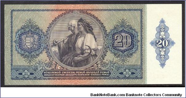 Banknote from Hungary year 1941