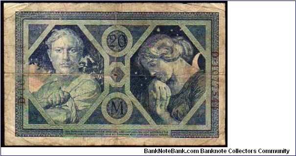 Banknote from Germany year 1915