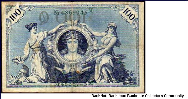 Banknote from Germany year 1908