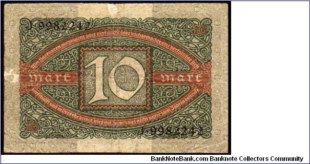 Banknote from Germany year 1920