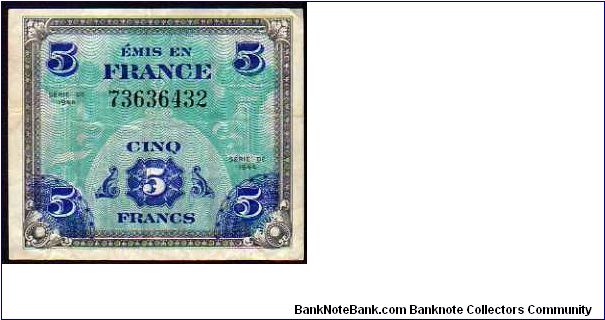5 Francs
Pk 115b Banknote