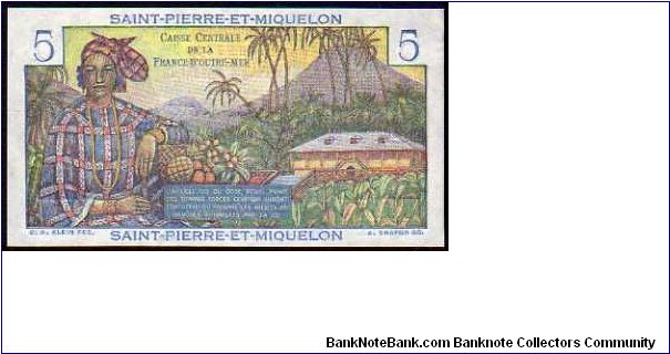 Banknote from France year 1950