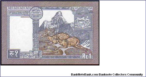 Banknote from Nepal year 1991