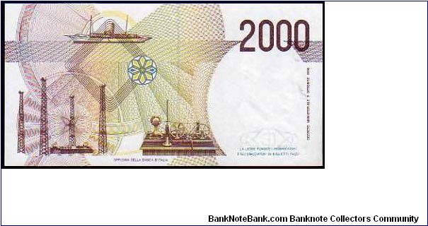 Banknote from Italy year 1990