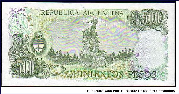 Banknote from Argentina year 1977