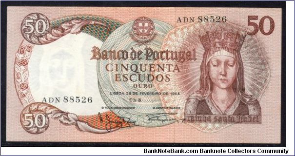 P-168 50 escudos Banknote