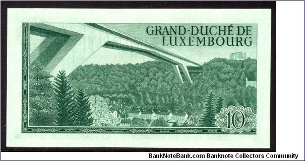 Banknote from Luxembourg year 1967