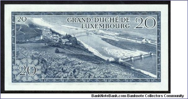 Banknote from Luxembourg year 1966