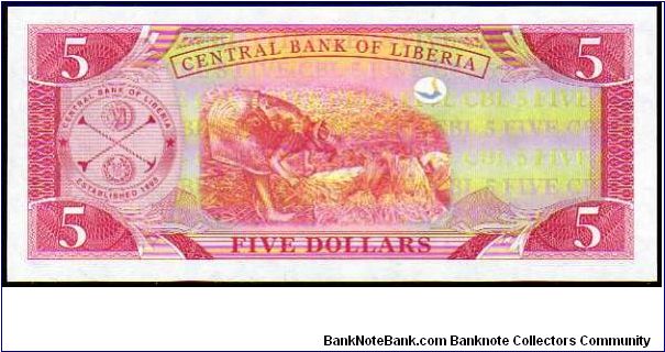 Banknote from Liberia year 2003