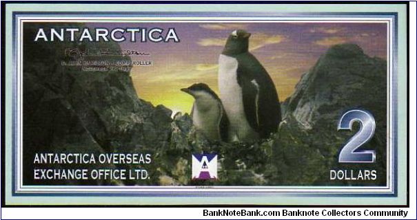 * ANTARTICA *
__

2 Dollars__

Pk NL

28-November-1999
 Banknote