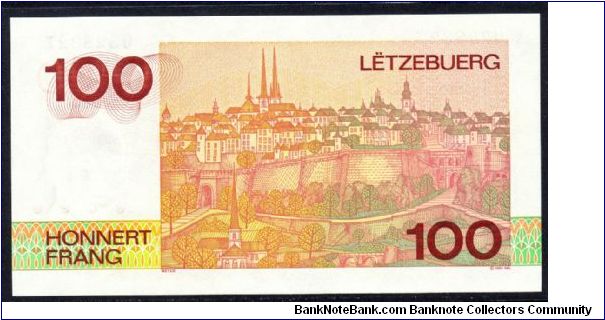 Banknote from Luxembourg year 1986