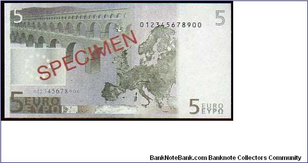 Banknote from Italy year 2001