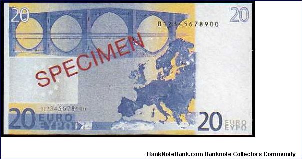 Banknote from Italy year 2001