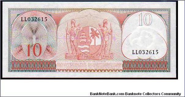 Banknote from Suriname year 1963