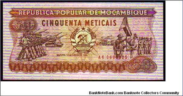 50 Meticas
Pk 129 Banknote