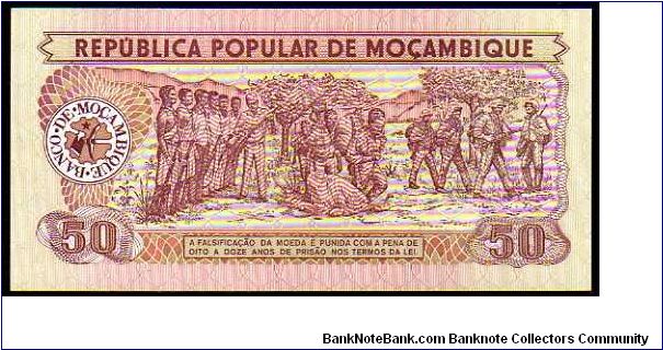 Banknote from Mozambique year 1986