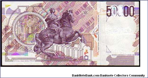 Banknote from Italy year 1992