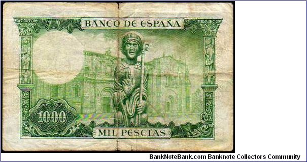 Banknote from Spain year 1965