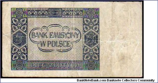 Banknote from Poland year 1941