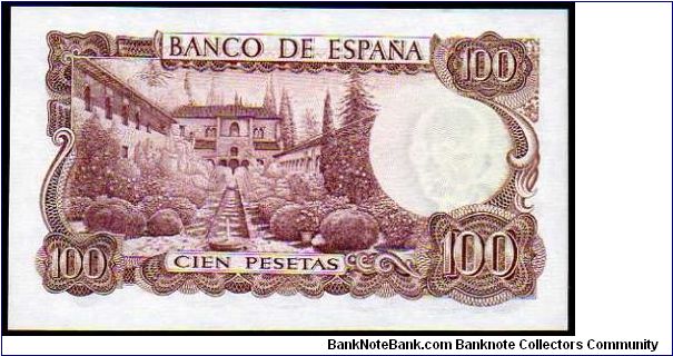 Banknote from Spain year 1970