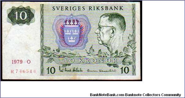 10 Kronor
Pk 52 Banknote