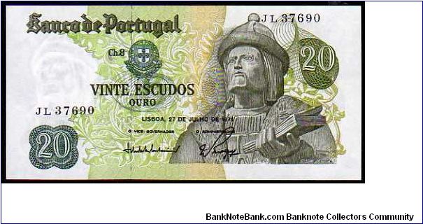 20 Escudos
Pk 173 Banknote