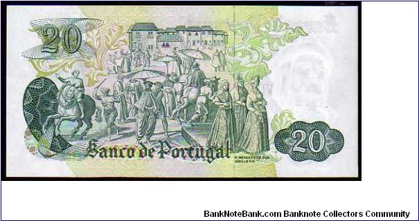 Banknote from Portugal year 1971