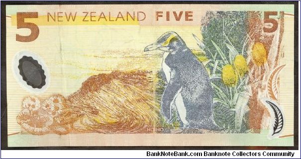 Banknote from New Zealand year 1999