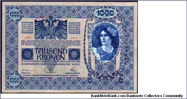 Banknote from Austria year 1919