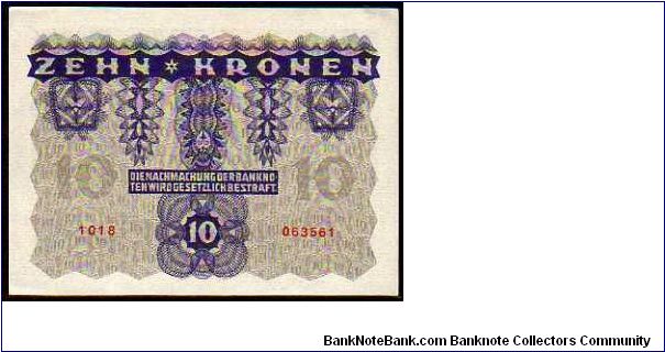 Banknote from Austria year 1922