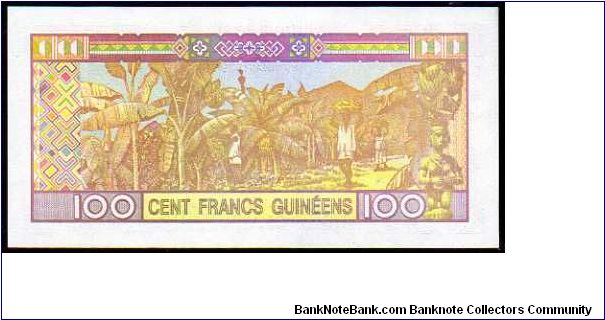 Banknote from Guinea year 1998