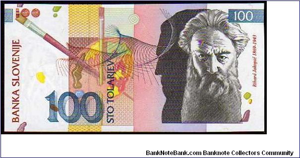 100 Tolarjev
Pk 28 Banknote
