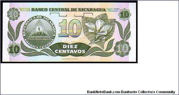 Banknote from Nicaragua year 1991