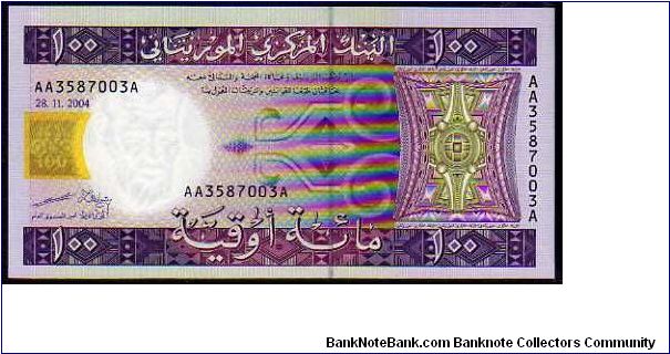 100 Ouguiya
Pk 10 Banknote