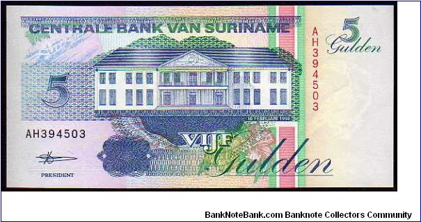 5 Gulden
Pk 136b Banknote