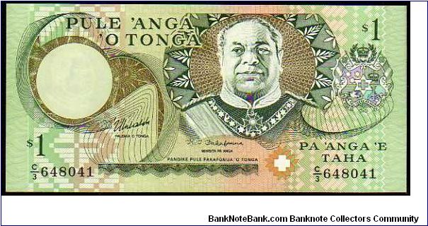 1 Pa'anga
Pk 31 Banknote