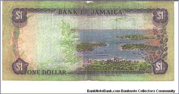 Banknote from Jamaica year 1987