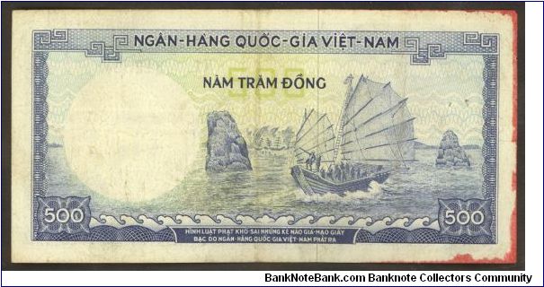 Banknote from Vietnam year 1966