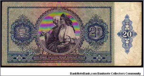 Banknote from Hungary year 1941