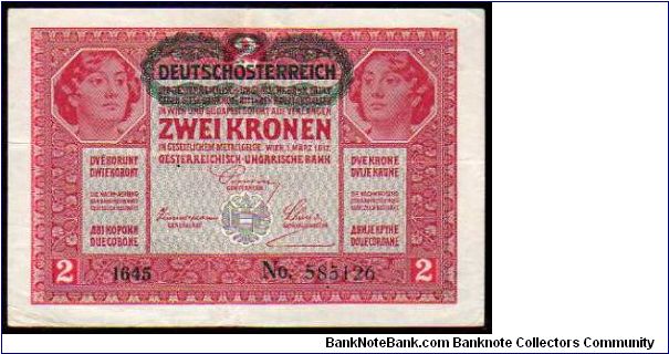 2 Kronen__

Pk 50 Banknote