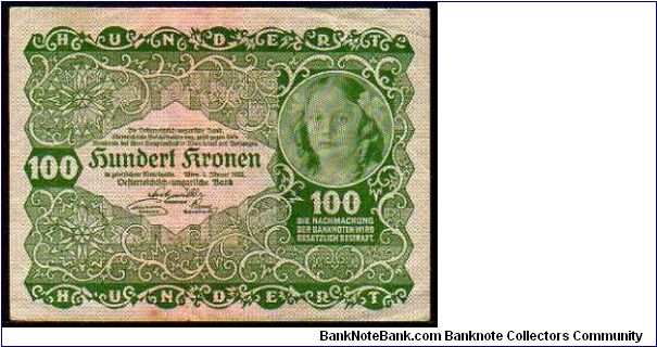 100 Kronen__
Pk 77 Banknote