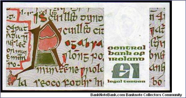Banknote from Ireland year 1989