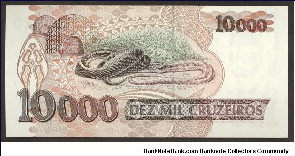 Banknote from Brazil year 1993