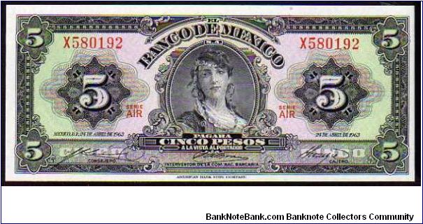 5 Pesos
Pk 60 Banknote