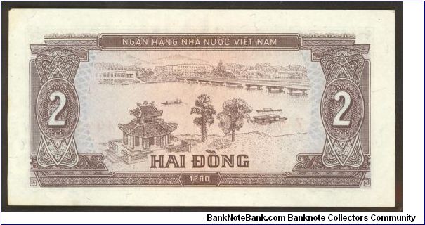 Banknote from Vietnam year 1980