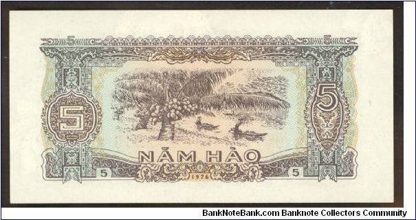 Banknote from Vietnam year 1976