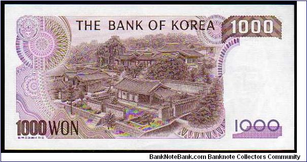 Banknote from Korea - South year 1983