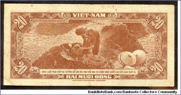 Banknote from Vietnam year 1962