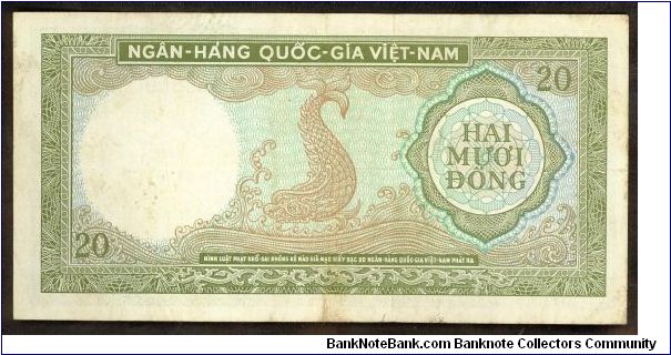 Banknote from Vietnam year 1964