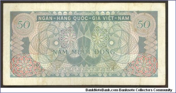 Banknote from Vietnam year 1969